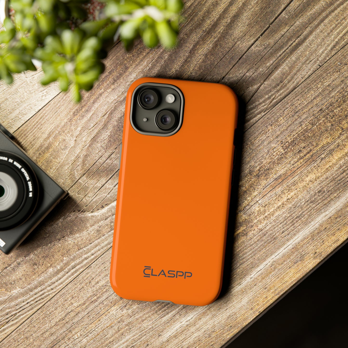 Tangerine Orange | Hardshell Dual Layer Phone Case