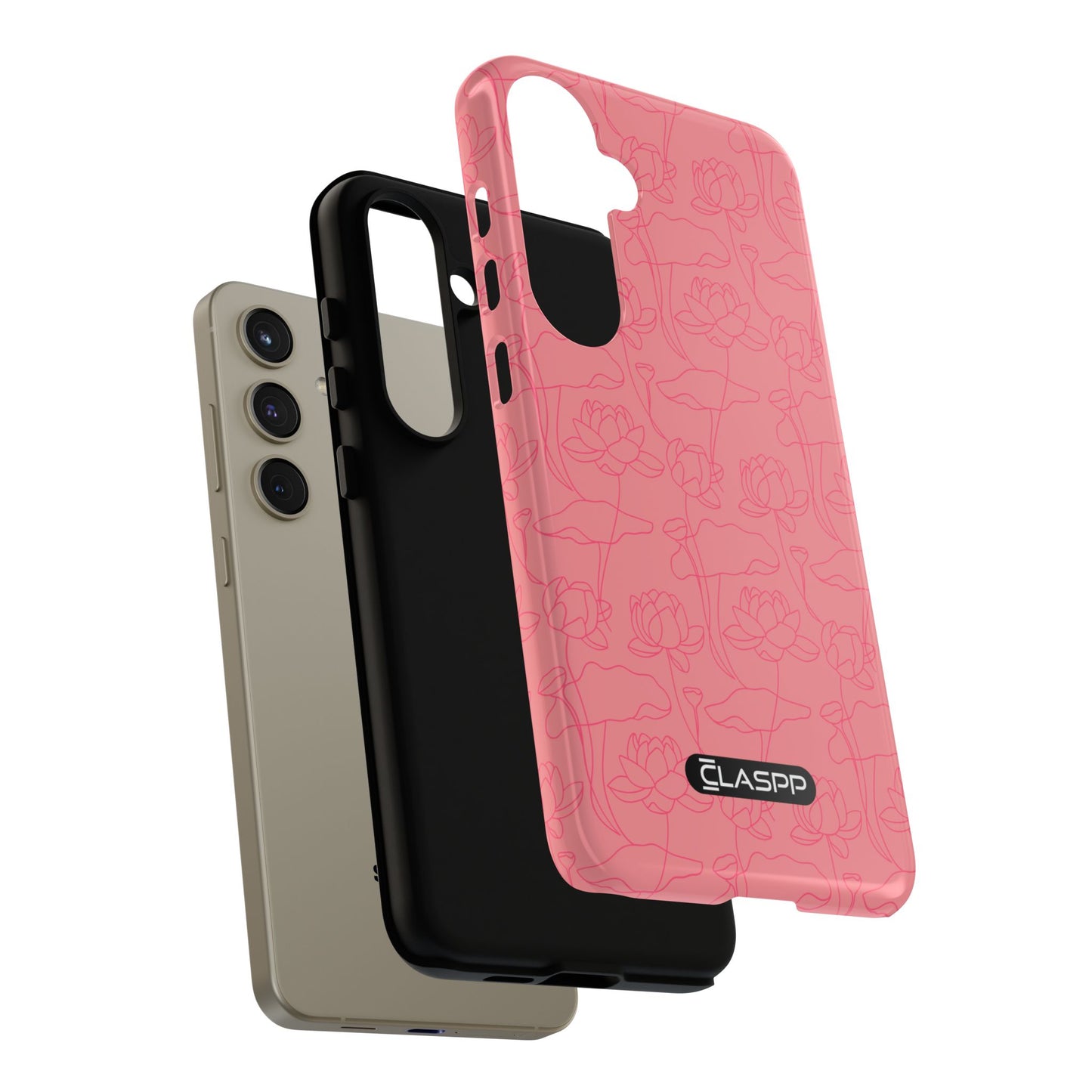 Festive Pink | Christmas | Hardshell Dual Layer Phone Case