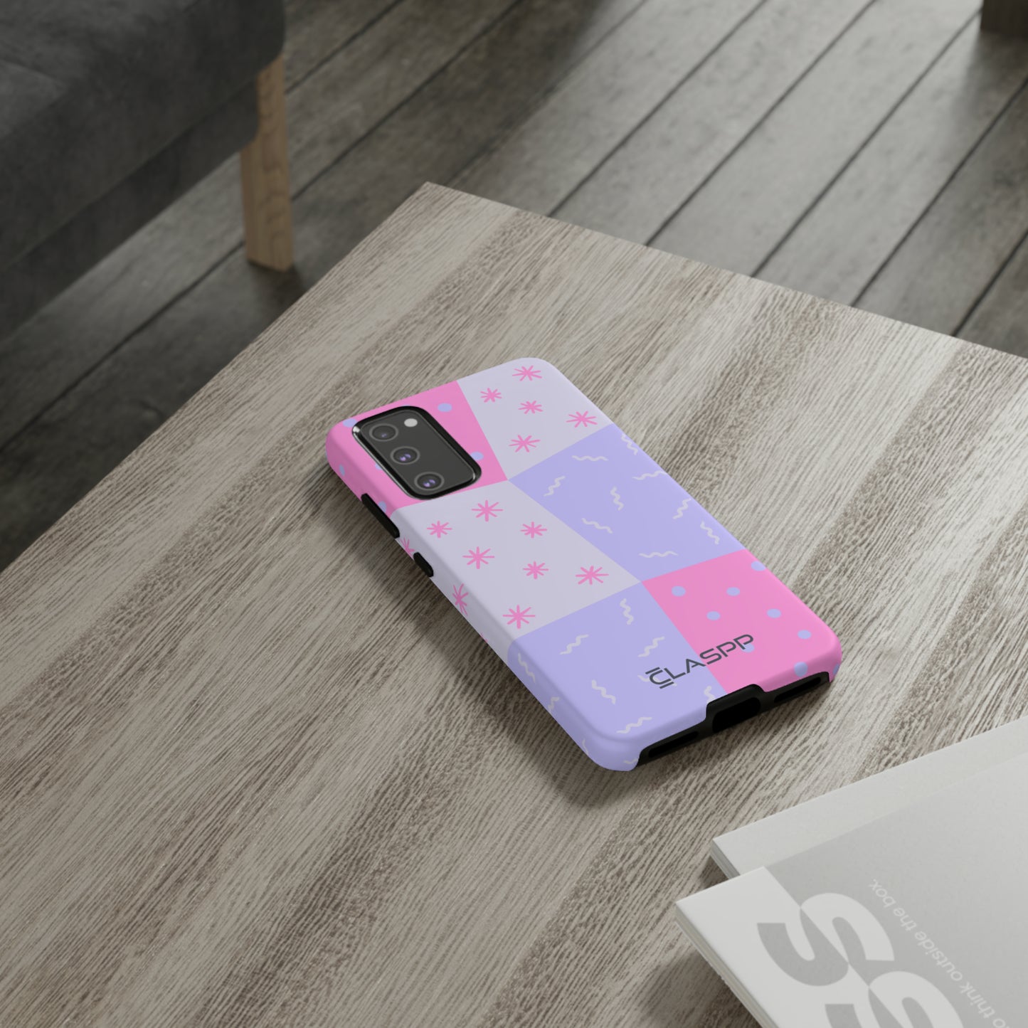 Pastel Baby Pink Lilac | Hardshell Dual Layer Phone Case