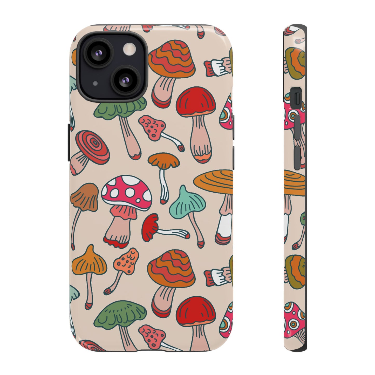 Phone Case - Wild Mushroom Design, Tough Cases for Extra Protection