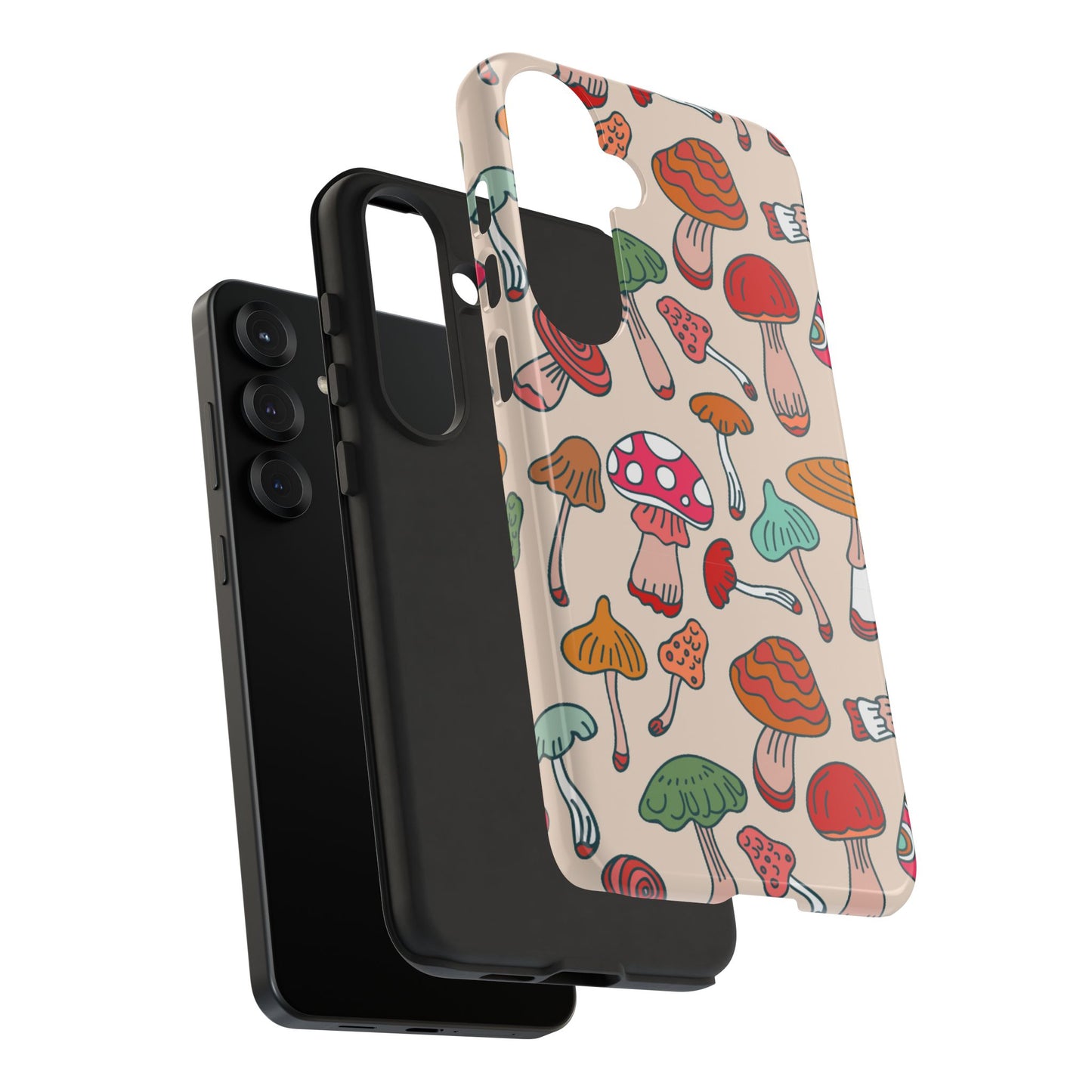 Phone Case - Wild Mushroom Design, Tough Cases for Extra Protection