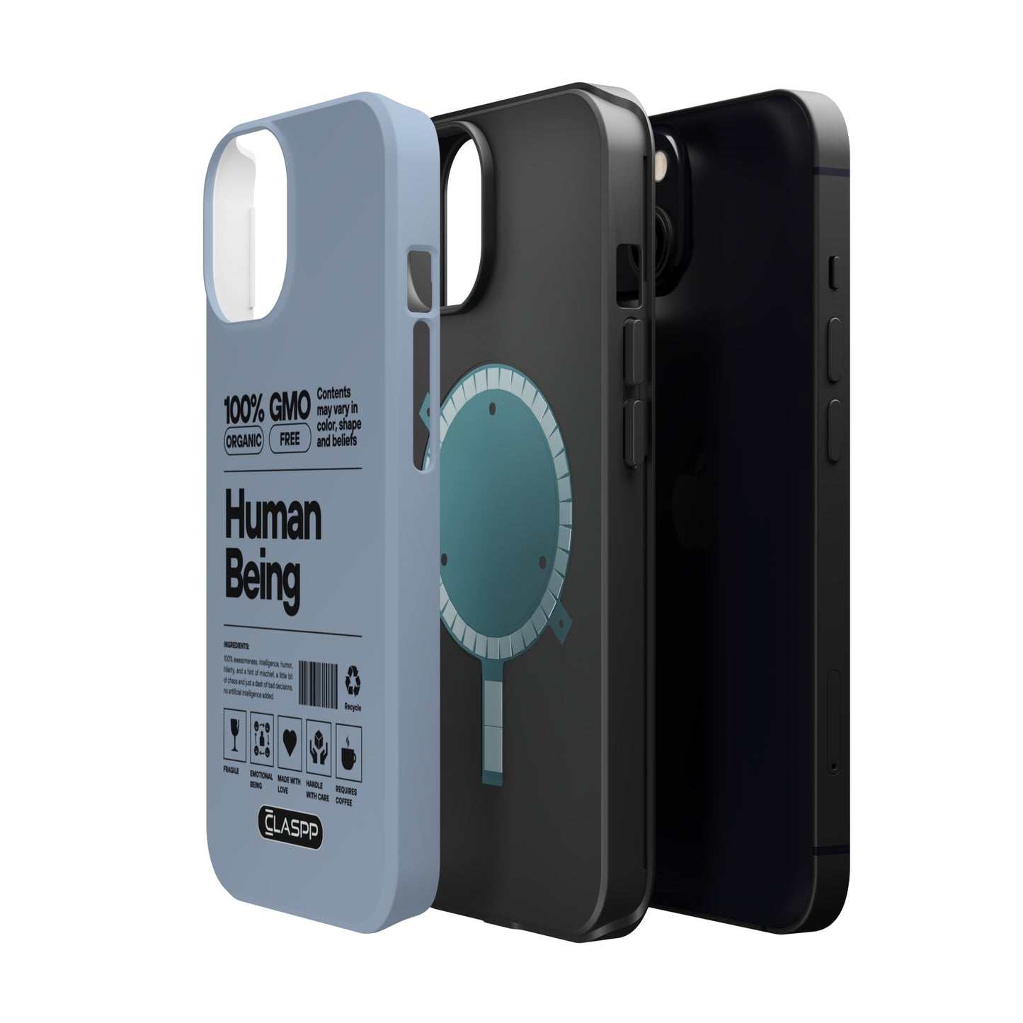 Human Being | Powder Blue | MagSafe Dual Layer Phone Case