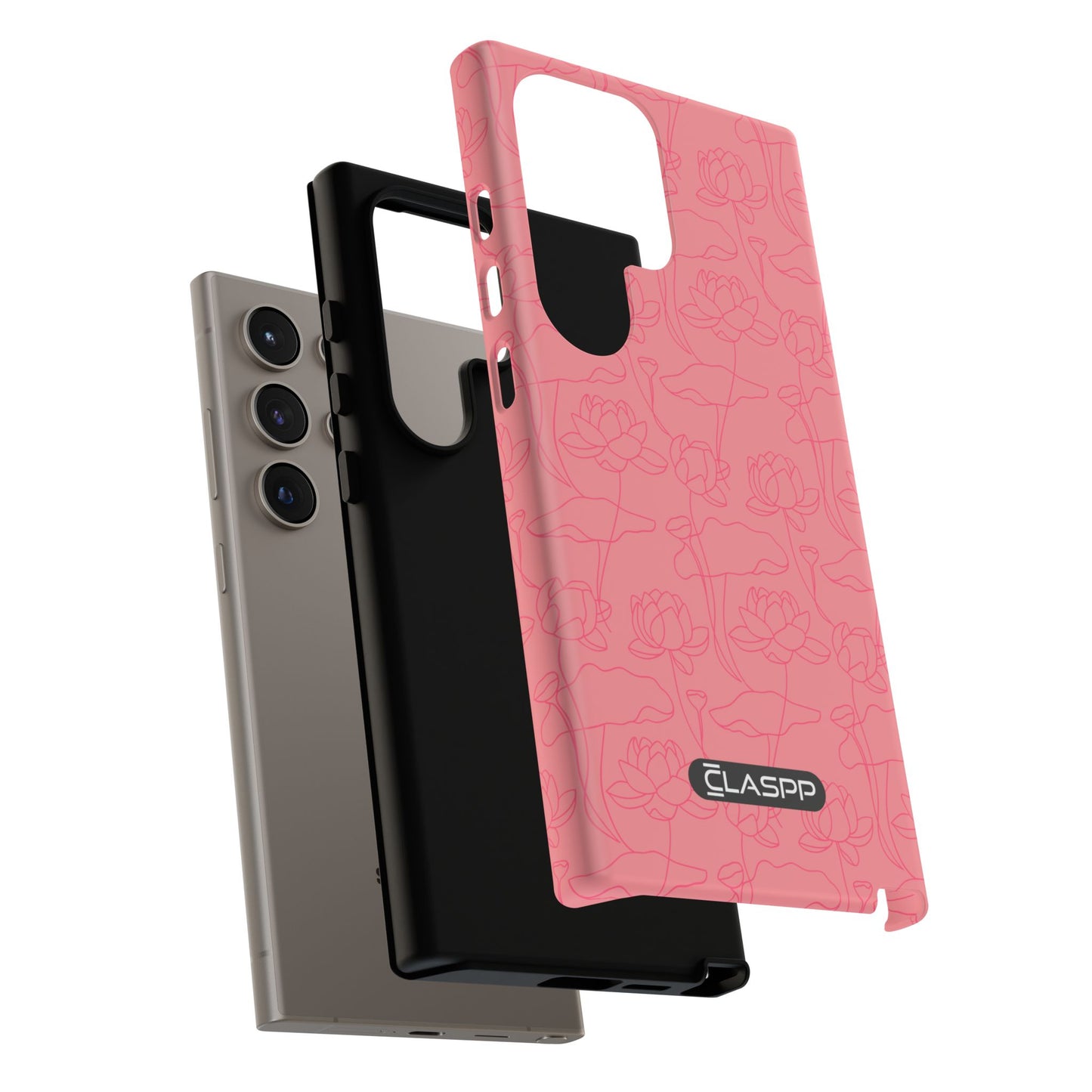 Festive Pink | Christmas | Hardshell Dual Layer Phone Case