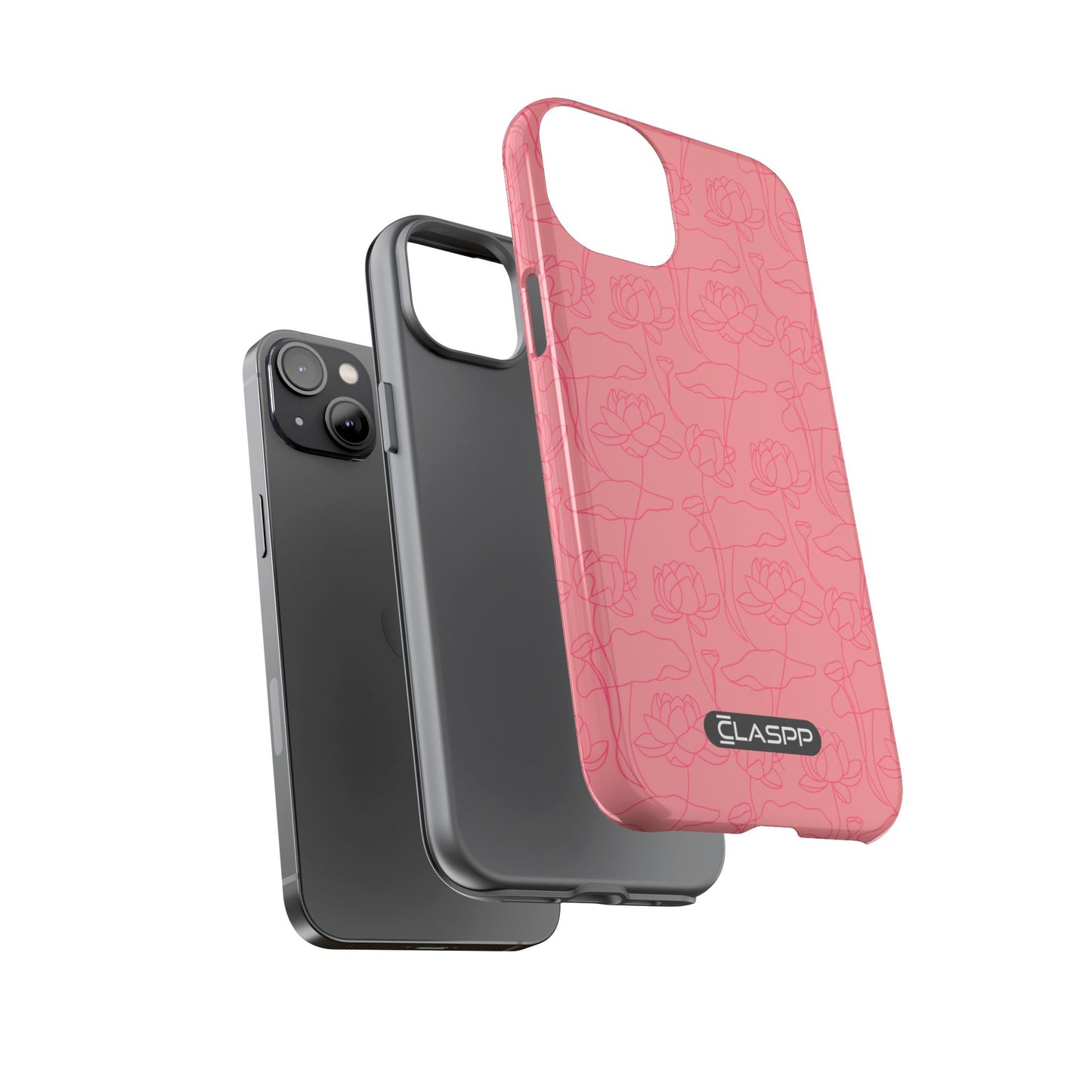 Festive Pink | Christmas | Hardshell Dual Layer Phone Case