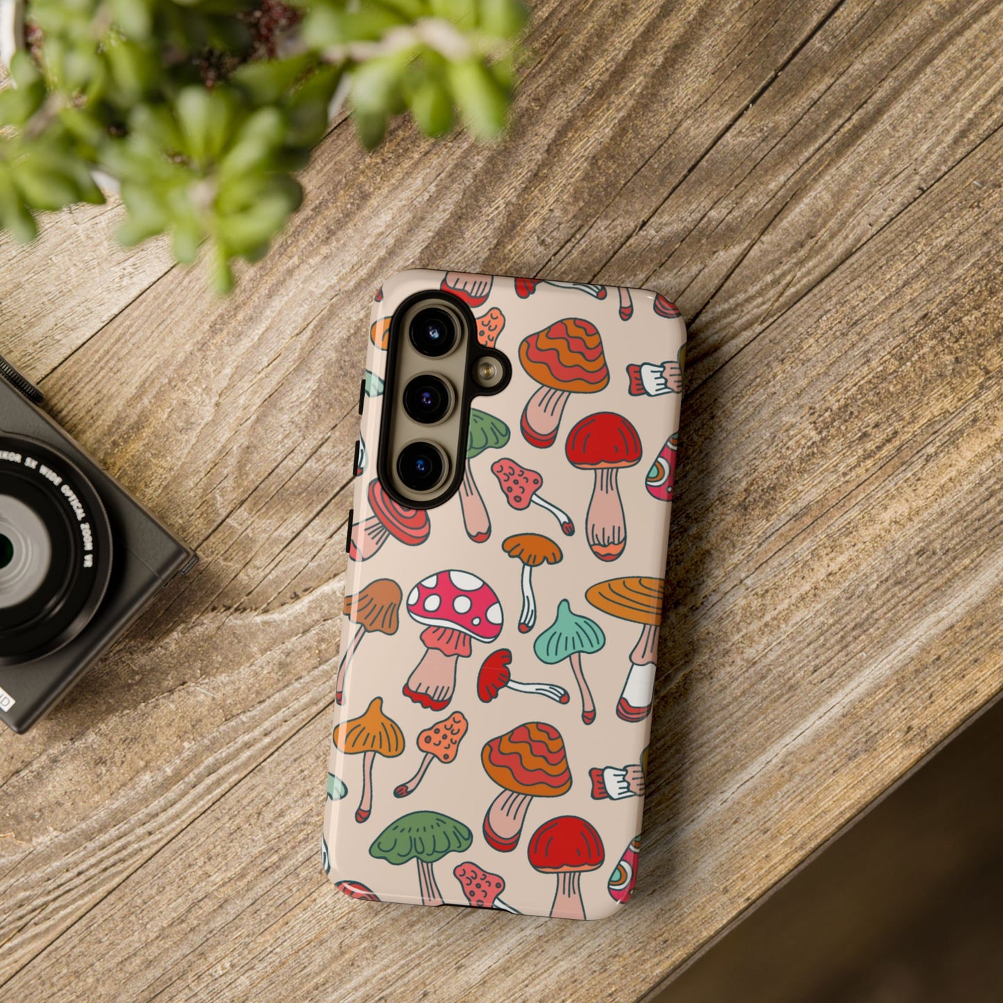 Phone Case - Wild Mushroom Design, Tough Cases for Extra Protection