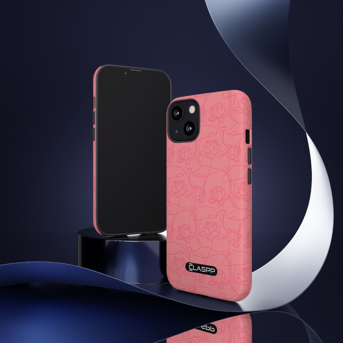 Festive Pink | Christmas | Hardshell Dual Layer Phone Case