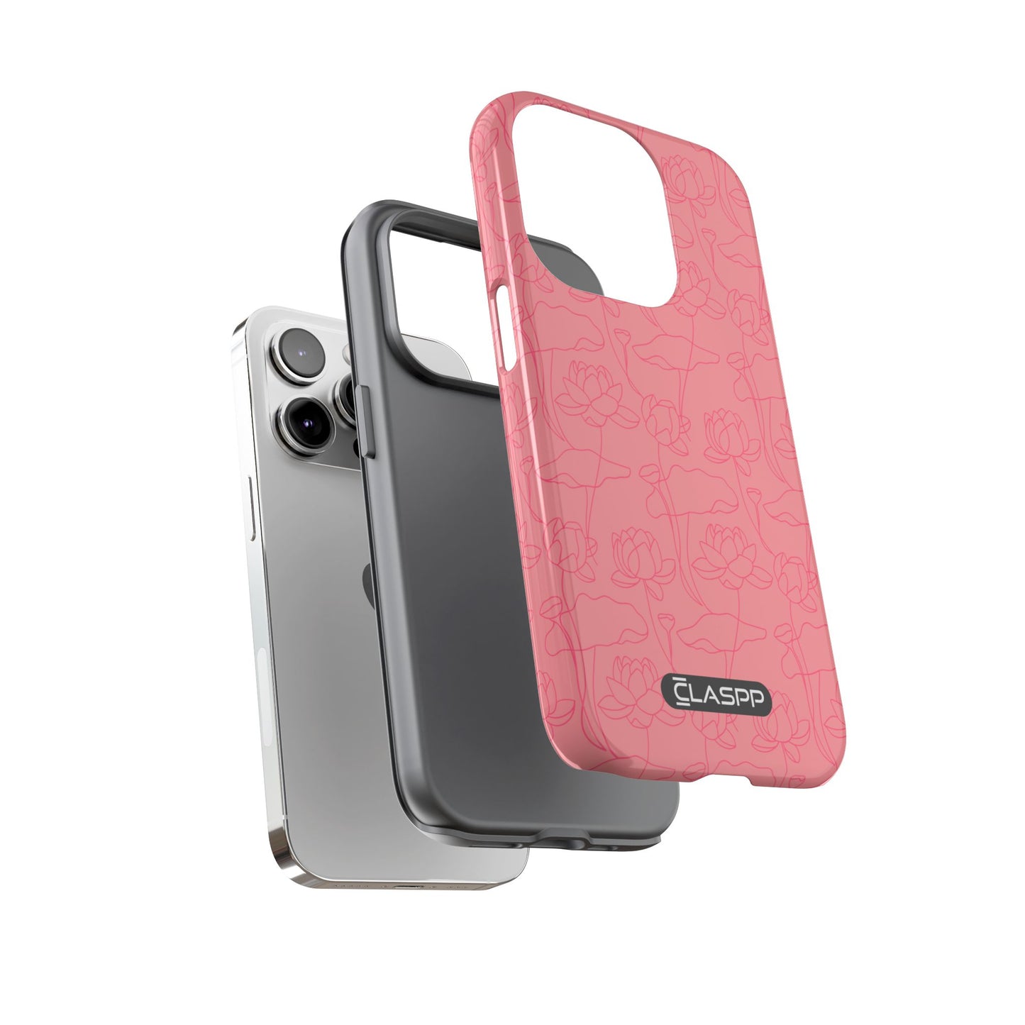 Festive Pink | Christmas | Hardshell Dual Layer Phone Case