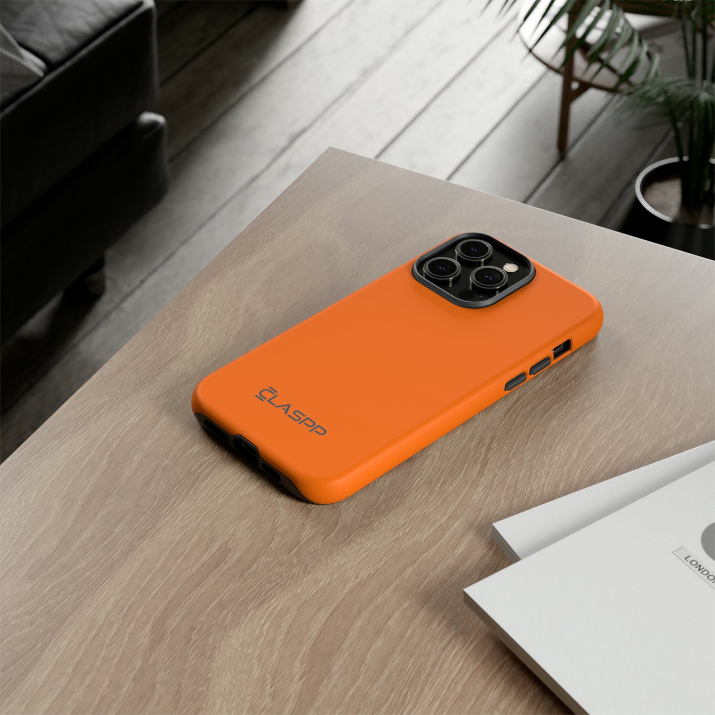 Tangerine Orange | Hardshell Dual Layer Phone Case