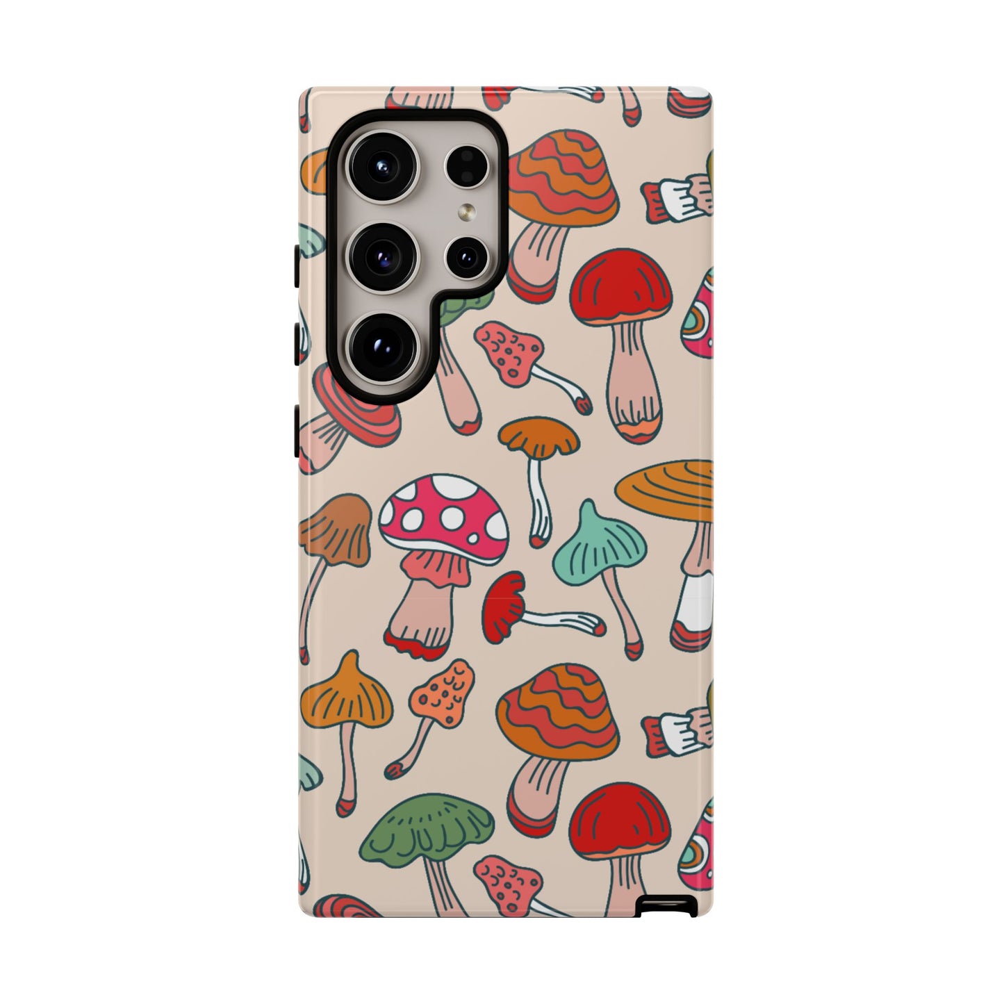 Phone Case - Wild Mushroom Design, Tough Cases for Extra Protection