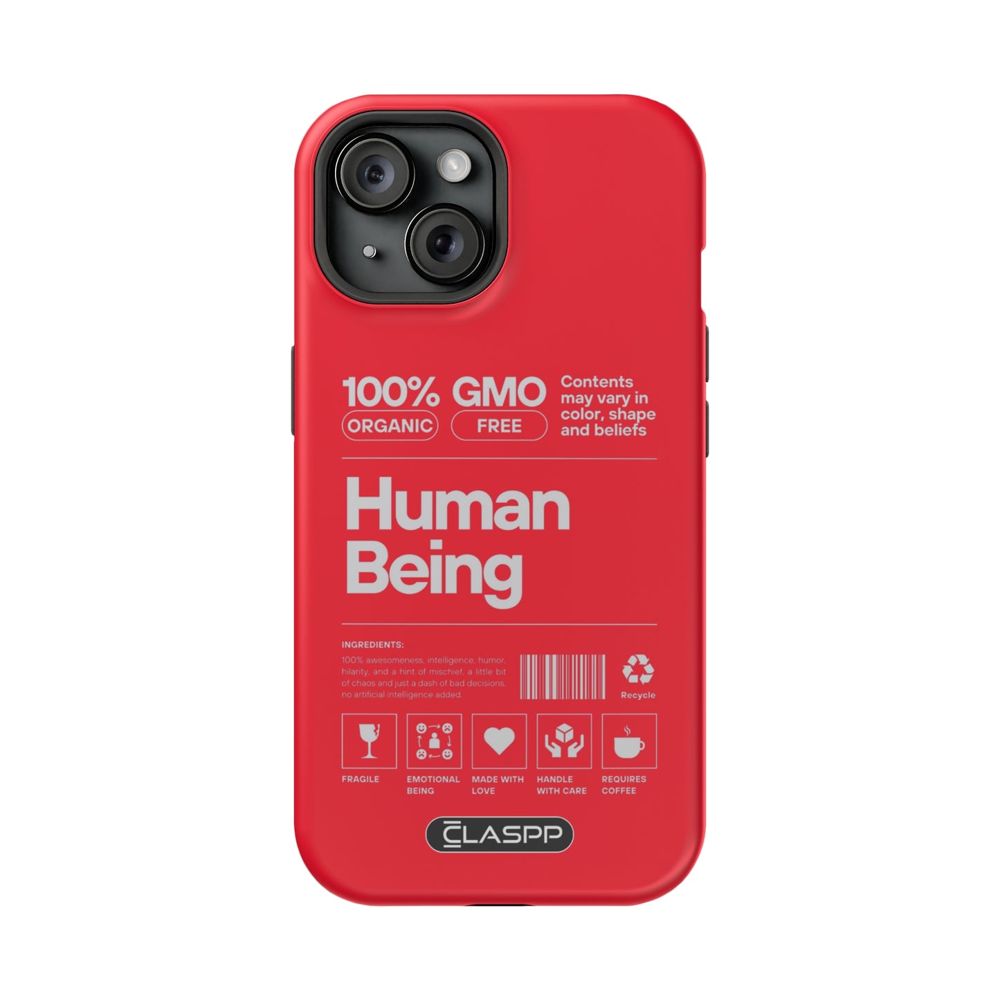 Human Being | Scarlet | MagSafe Dual Layer Phone Case