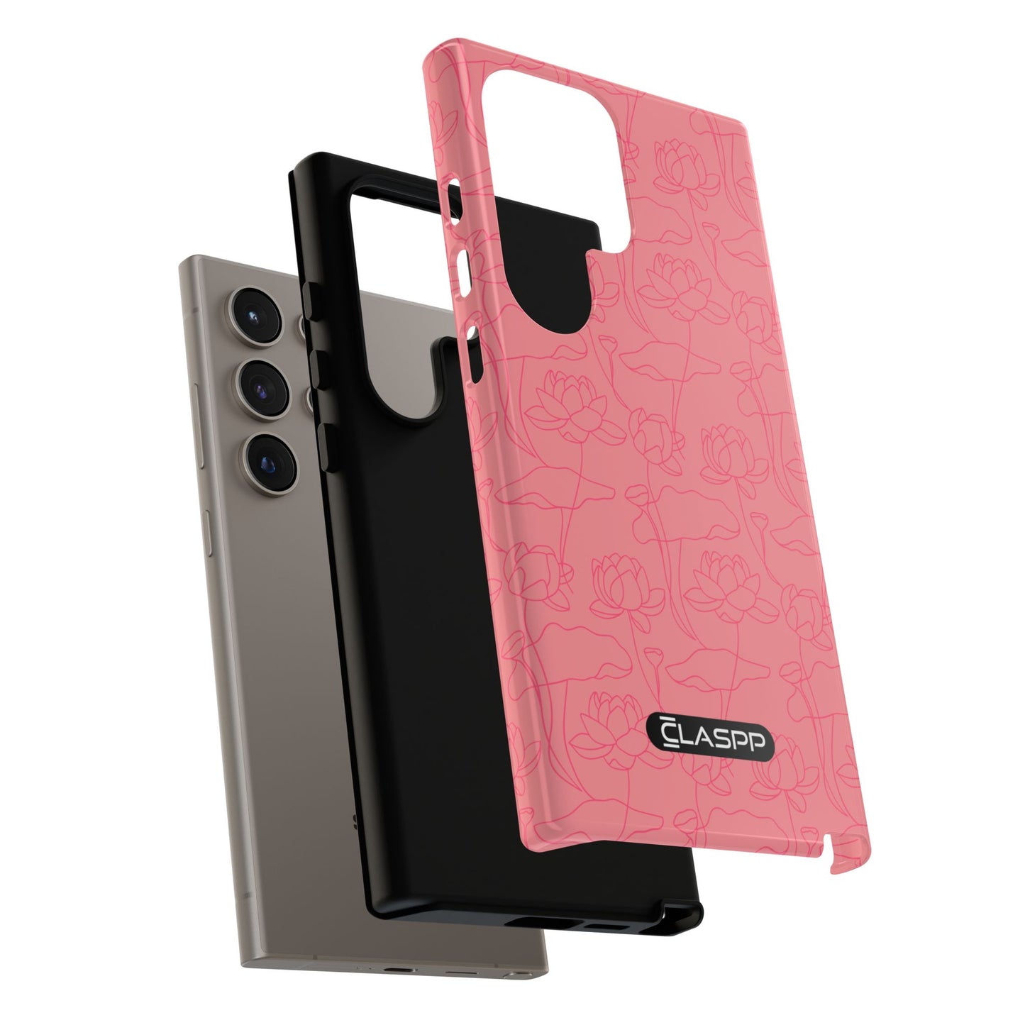 Festive Pink | Christmas | Hardshell Dual Layer Phone Case