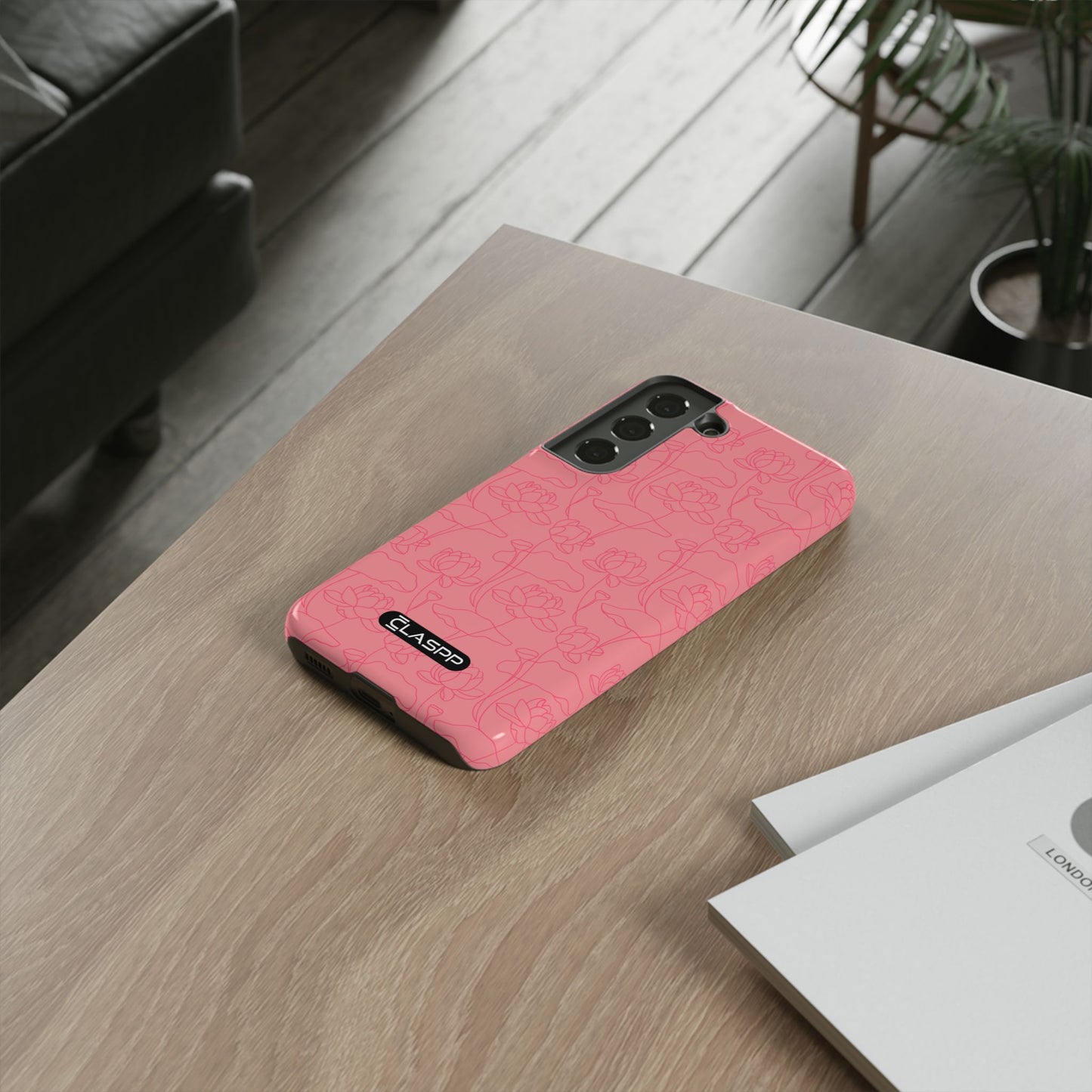 Festive Pink | Christmas | Hardshell Dual Layer Phone Case