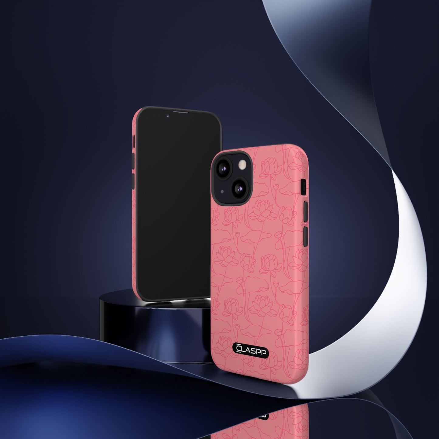 Festive Pink | Christmas | Hardshell Dual Layer Phone Case