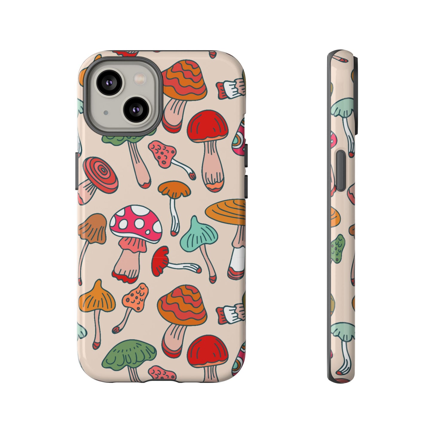 Phone Case - Wild Mushroom Design, Tough Cases for Extra Protection