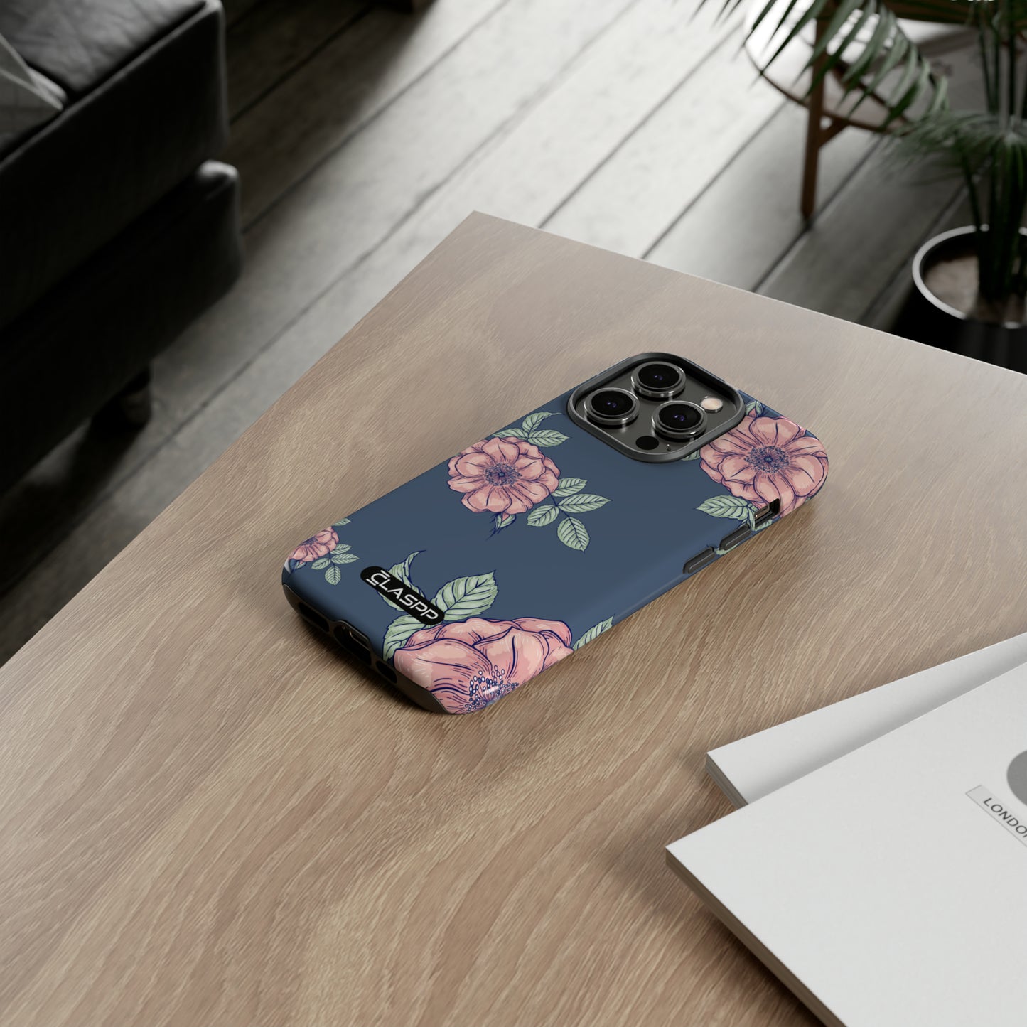 Pink Flowers | Hardshell Dual Layer Phone Case