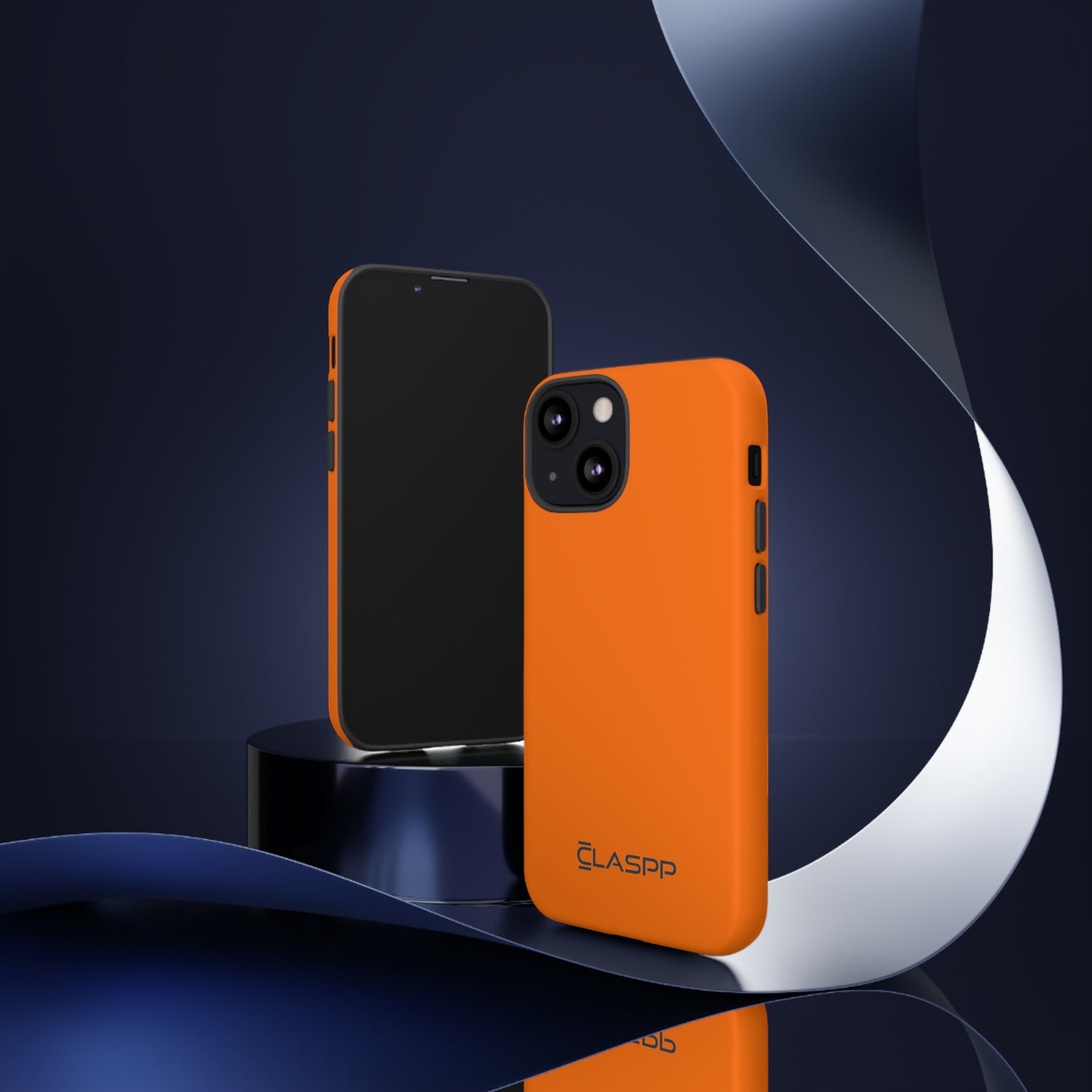 Tangerine Orange | Hardshell Dual Layer Phone Case