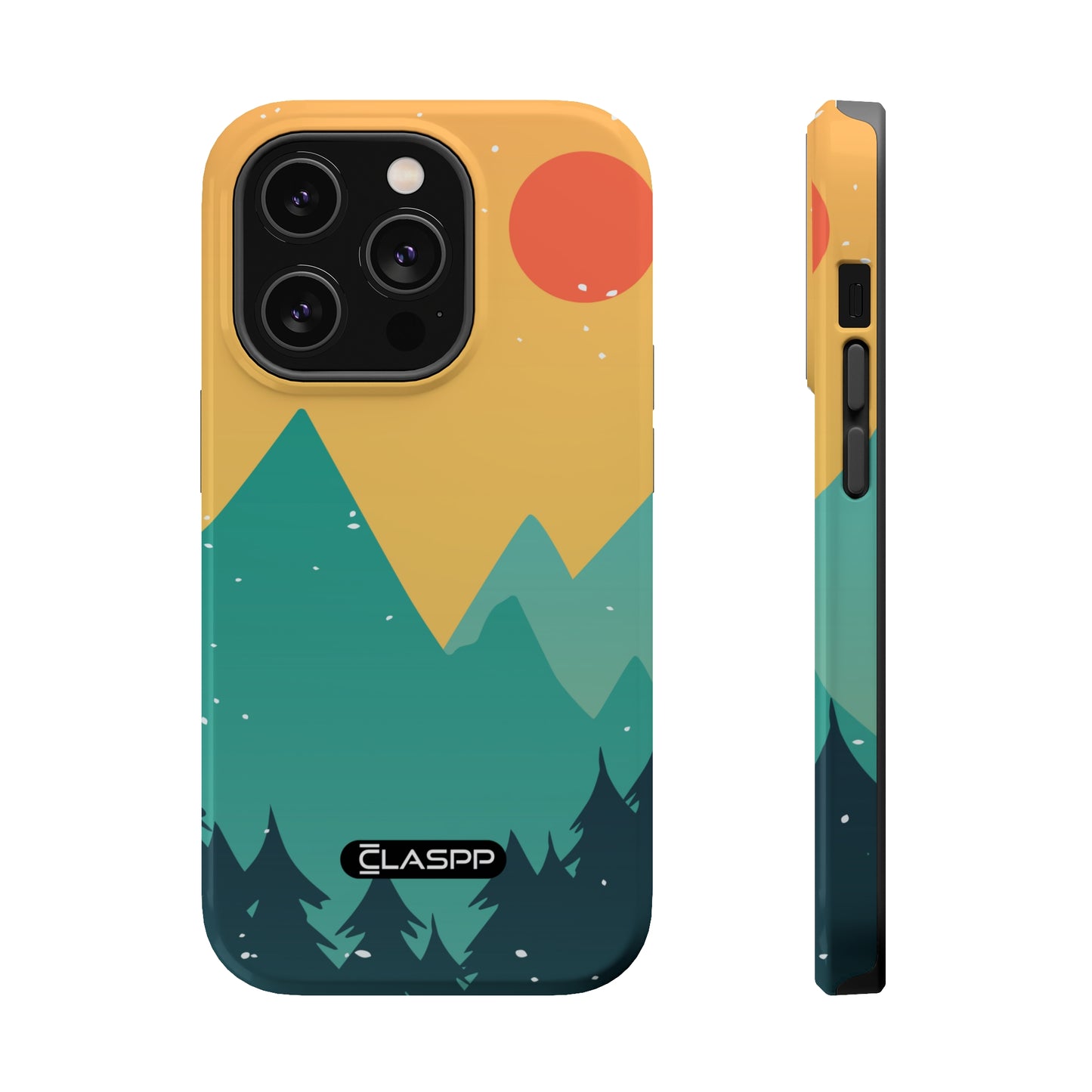 Green Peaks | Monta Vista | MagSafe Hardshell Dual Layer Phone Case