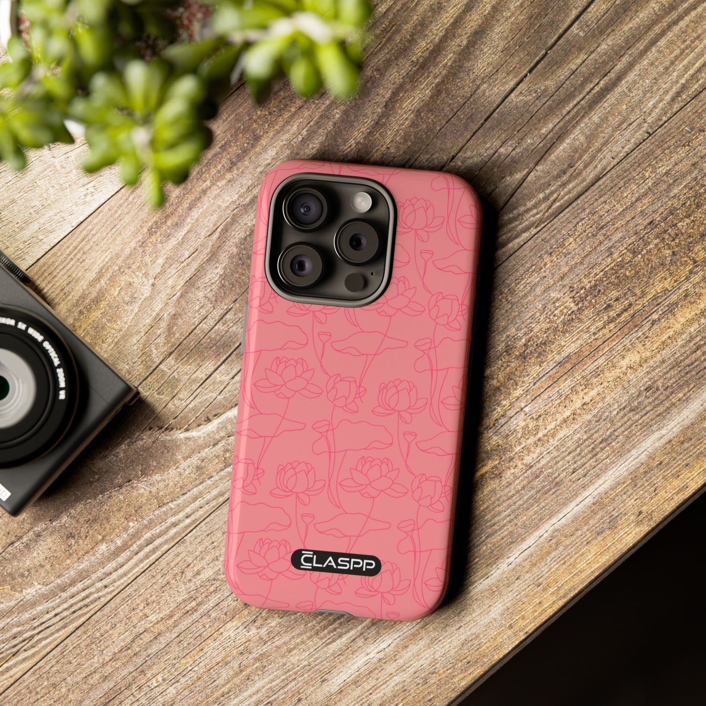 Festive Pink | Christmas | Hardshell Dual Layer Phone Case