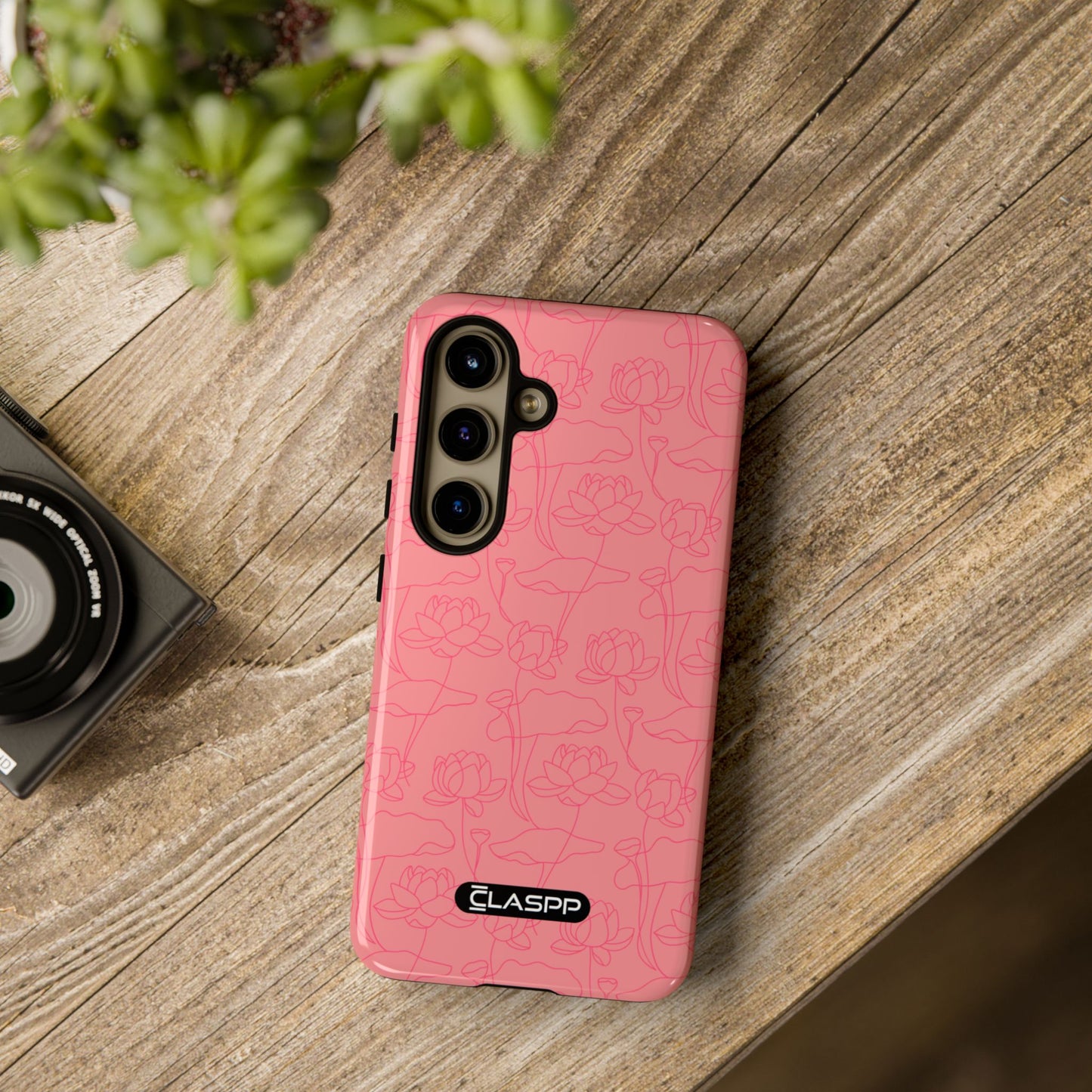 Festive Pink | Christmas | Hardshell Dual Layer Phone Case