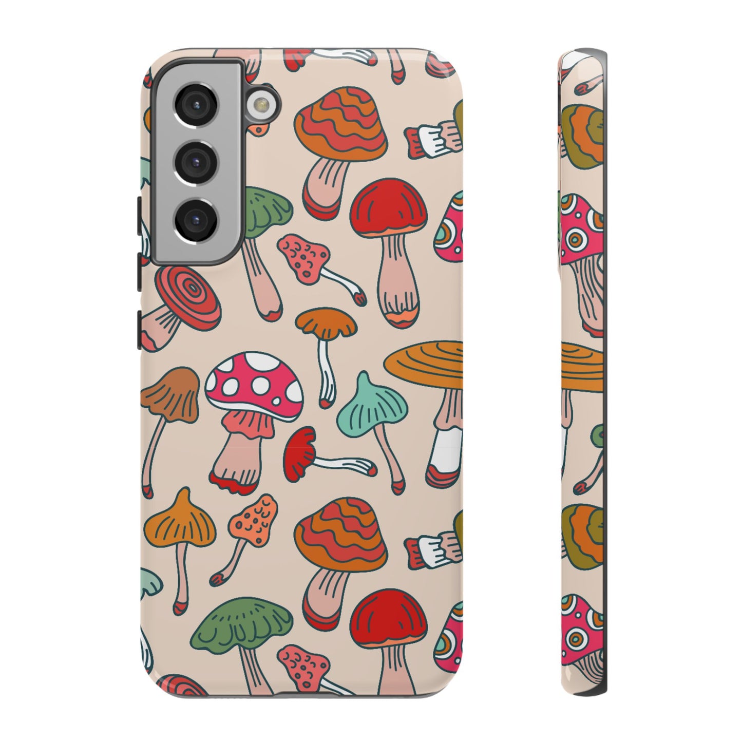 Phone Case - Wild Mushroom Design, Tough Cases for Extra Protection