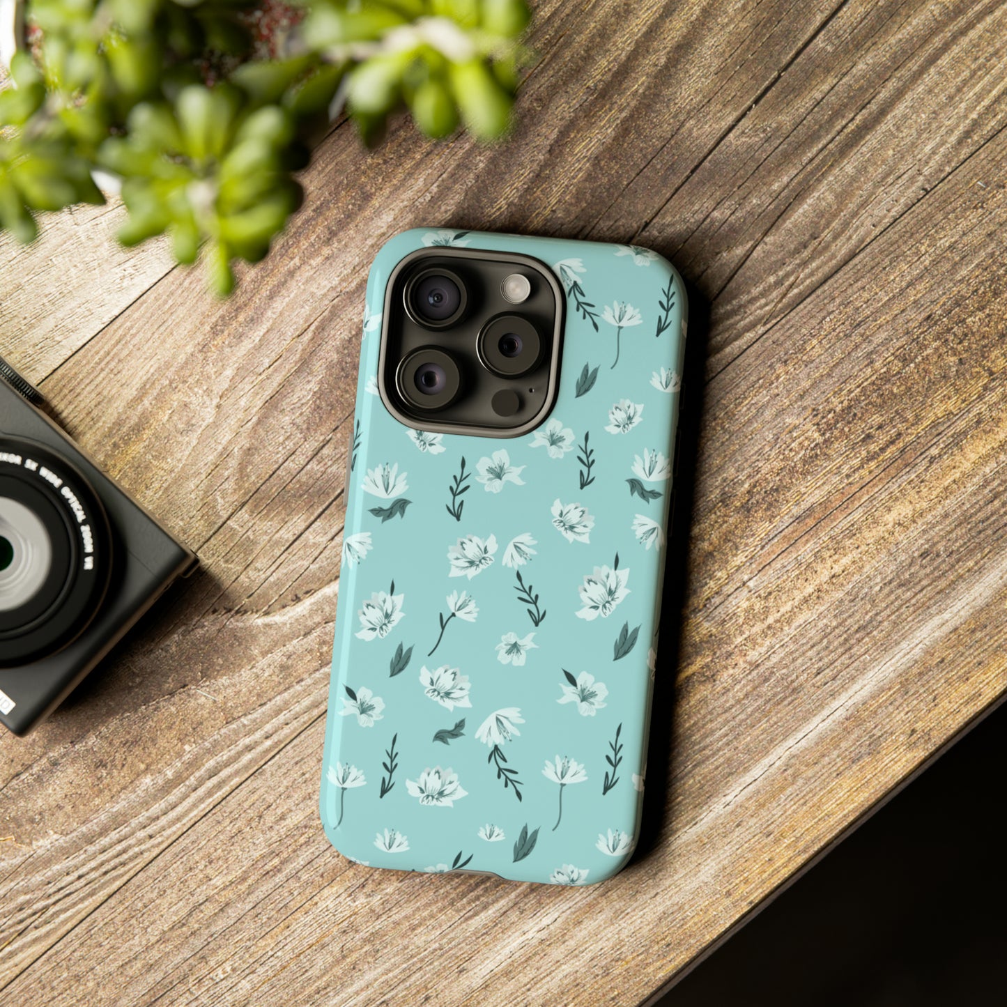 Wildflowers Under Blue Sky | Hardshell Dual Layer Phone Case