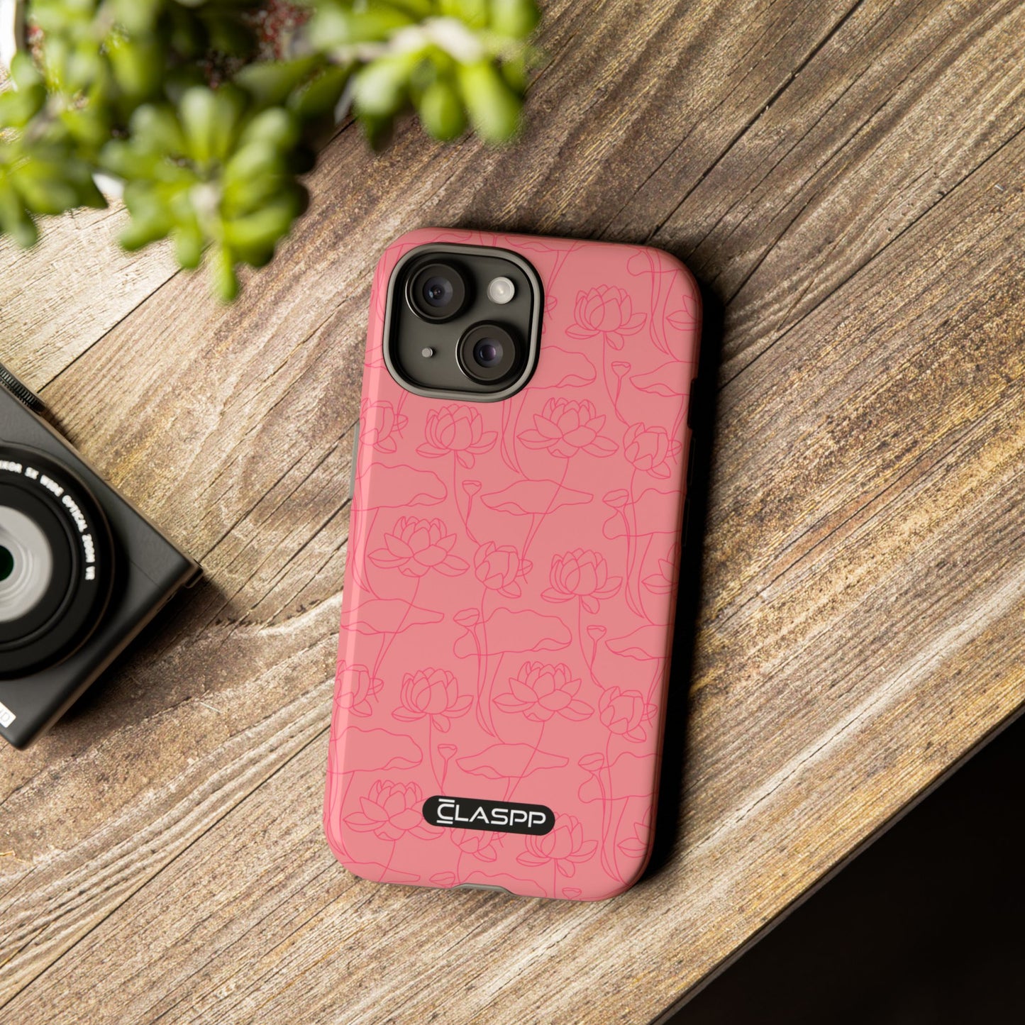 Festive Pink | Christmas | Hardshell Dual Layer Phone Case