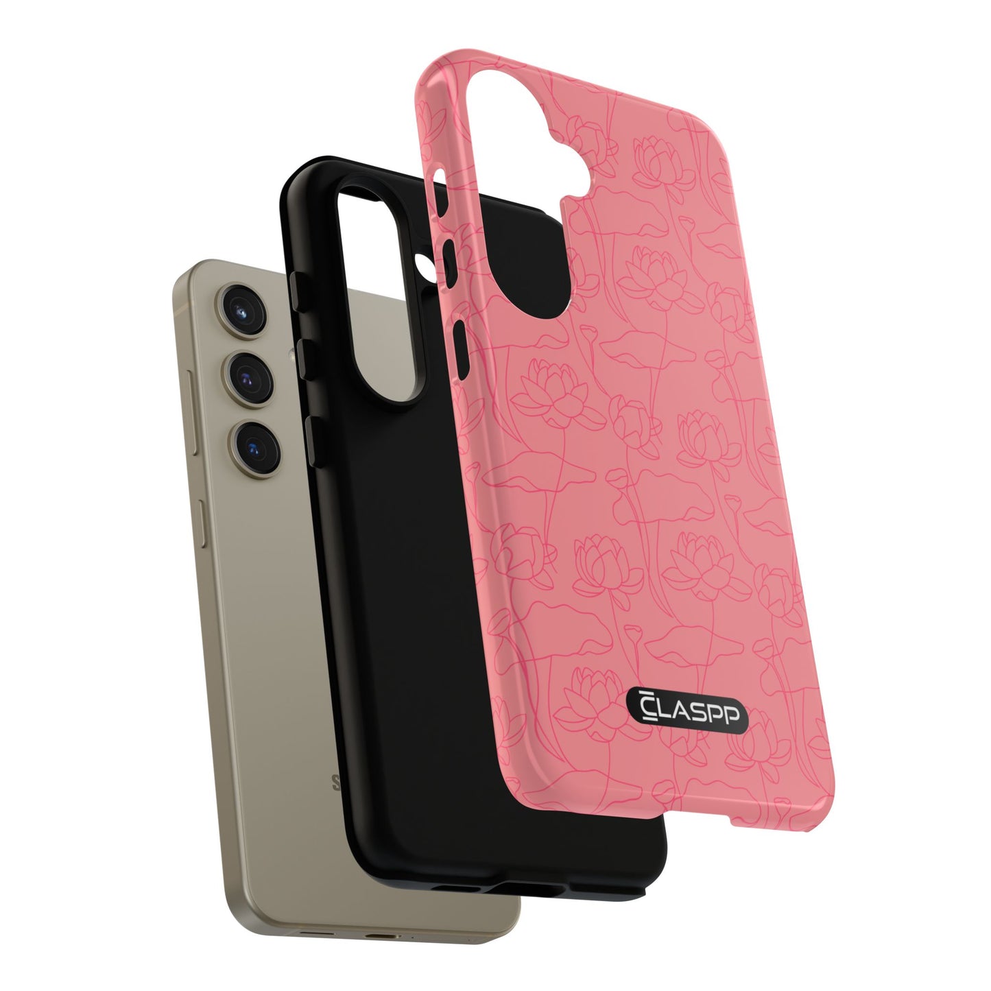 Festive Pink | Christmas | Hardshell Dual Layer Phone Case