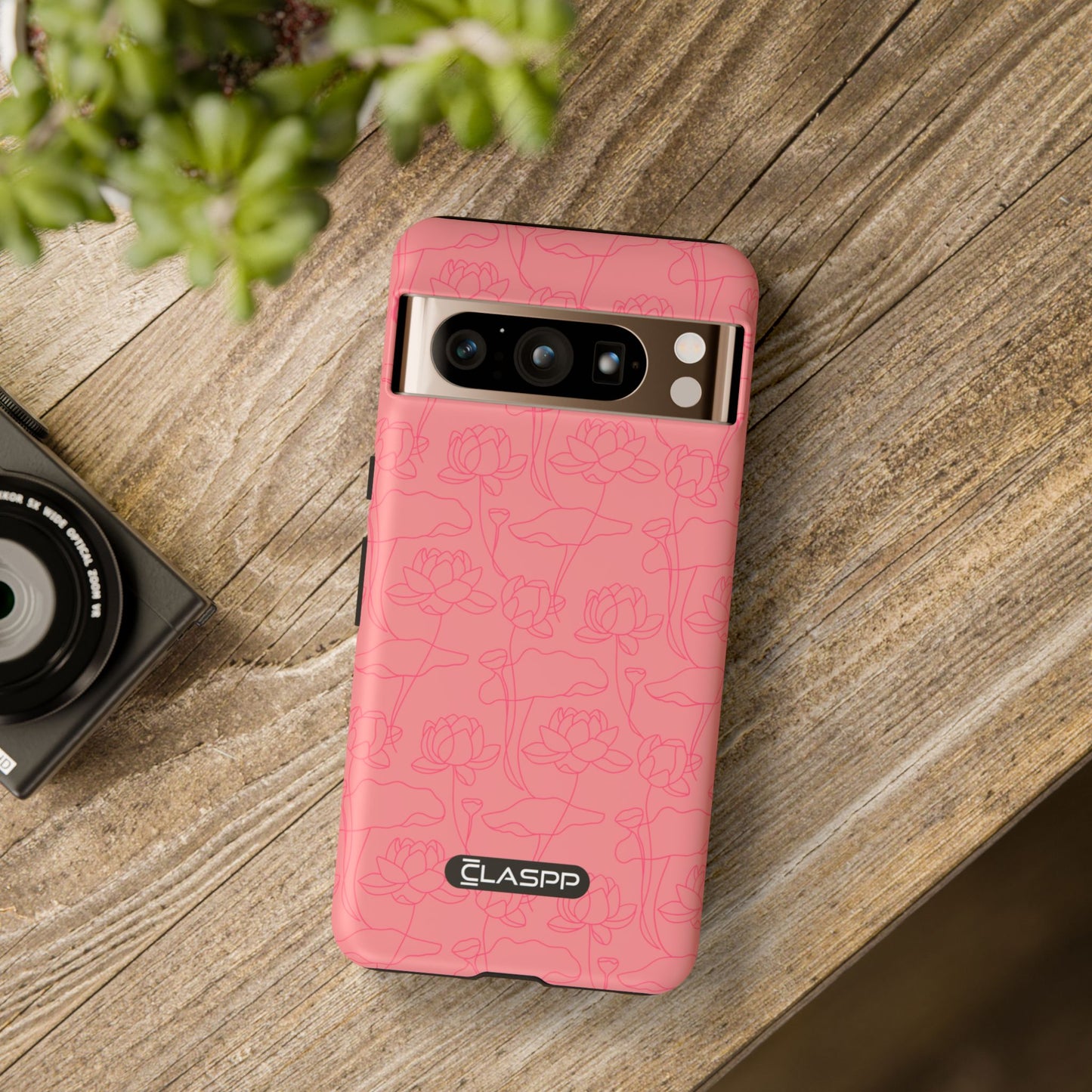 Festive Pink | Christmas | Hardshell Dual Layer Phone Case