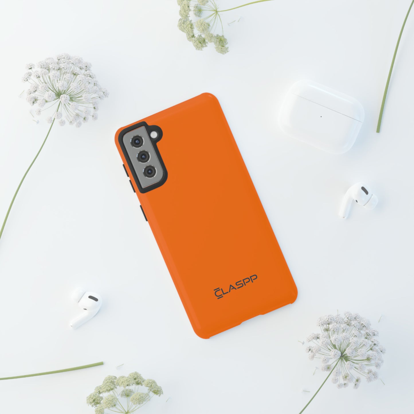 Tangerine Orange | Hardshell Dual Layer Phone Case