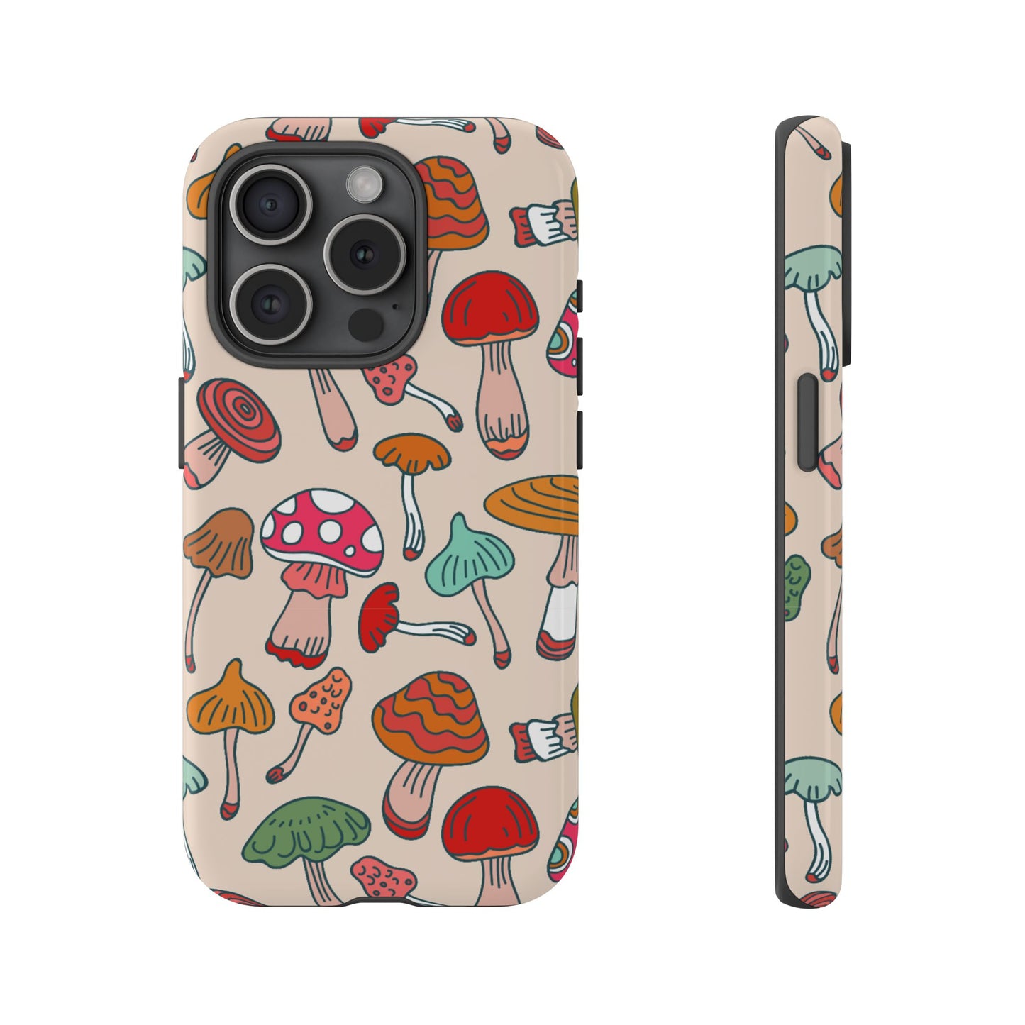 Phone Case - Wild Mushroom Design, Tough Cases for Extra Protection