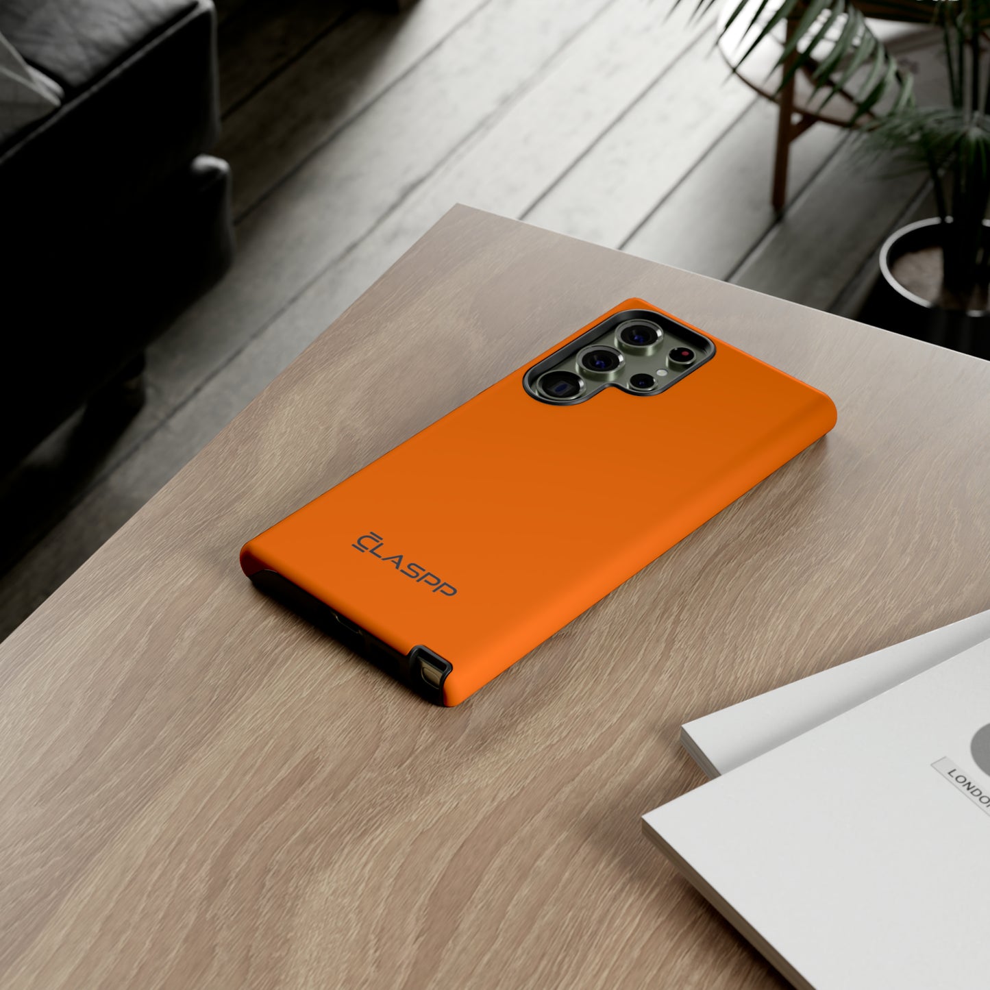 Tangerine Orange | Hardshell Dual Layer Phone Case