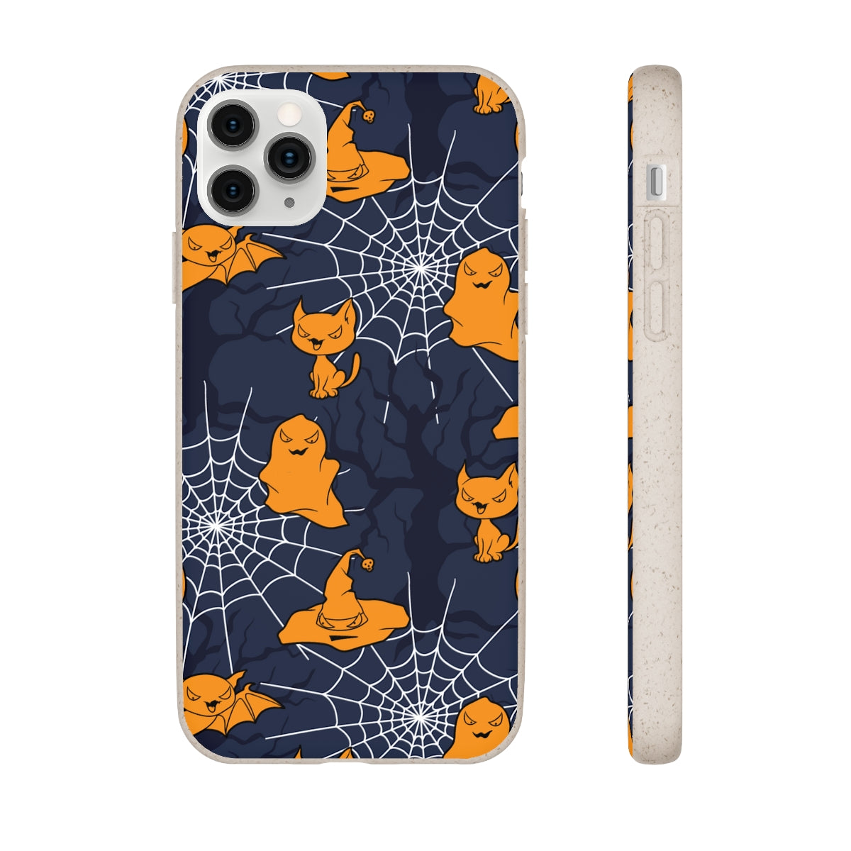 Ghostly Greetings Dark Night | Plant-Based Biodegradable Phone Case
